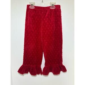 Kelly’s Kids kinky Dot ruffle pants XS 3/4